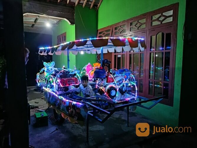 Odong Odong Kereta Mini Wisata Mesin Mobil - Kereta Panggung Full Aksesoris