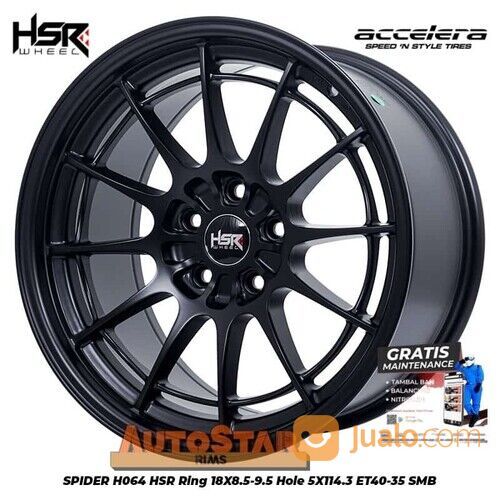 VELG MOBIL TERMURAH & BERKUALITAS RING 18 HSR SPIDER LEBAR 85/95 PCD 5-XPANDER LIVINA
