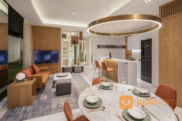 2BR DELUXE SIZE 93 SQ RES APARTEMEN SOUTH JAKARTA