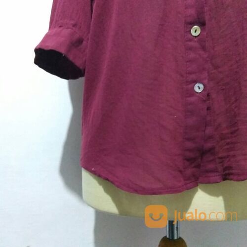 Jashin Design Simple Shirt (Promo Thrift Atasan Wanita Korea TL0031)