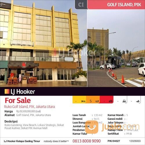 Ruko Golf Island, PIK, Jakarta Utara