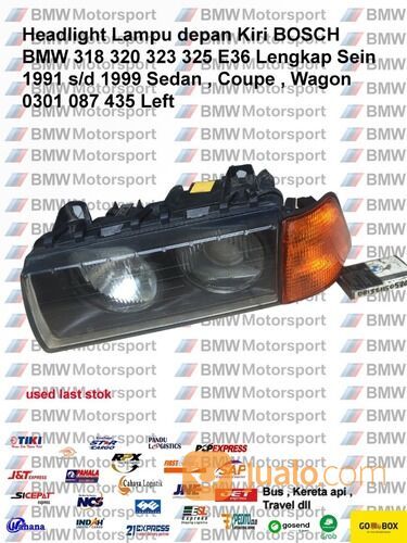 Lampu Depan Kiri BOSCH BMW 318 320 323 325 E36 Lengkap Sein Headlight 0301 087 435 Left