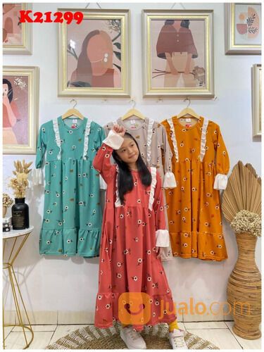 Grosir Baju Gamis Anak Voxy Di Brebes | Rp.37.500 Minim 6 Pcs