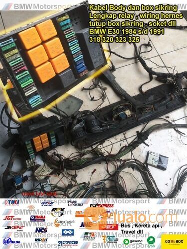 Kabel Body Wiring Hernes Fusebox Sikring Dll BMW 318 320 323 325 E30