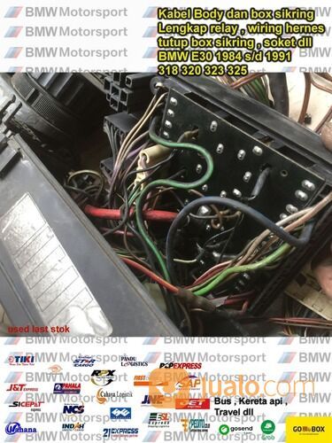 Kabel Body Wiring Hernes Fusebox Sikring Dll BMW 318 320 323 325 E30