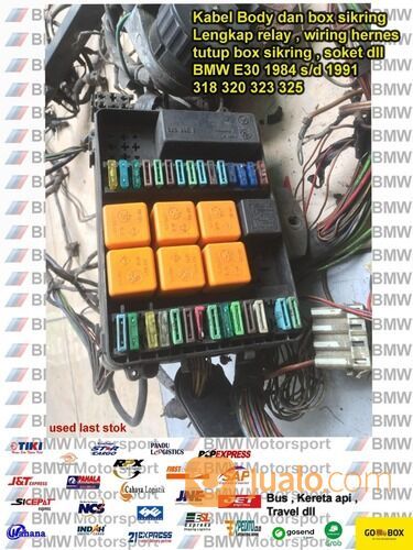 Kabel Body Wiring Hernes Fusebox Sikring Dll BMW 318 320 323 325 E30