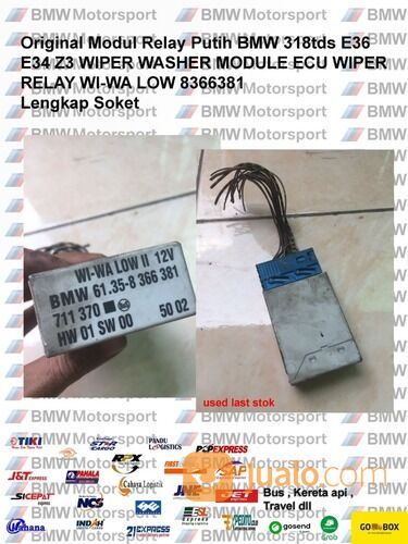 Modul Relay Wiper Putih BMW 318tds E36 E34 Z3 8366381 OEM