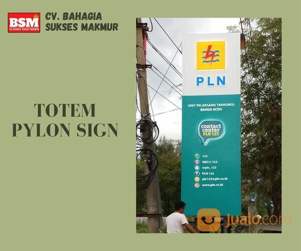 PYLON SIGN MURAH | TOTEM KALIMANTAN