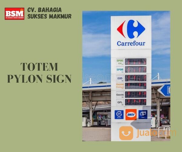 PYLON SIGN MURAH | TOTEM MALUKU