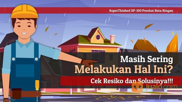 Pakai Lem Perekat Hebel Berkualitas Tinggi SuperThinbed Sp-100