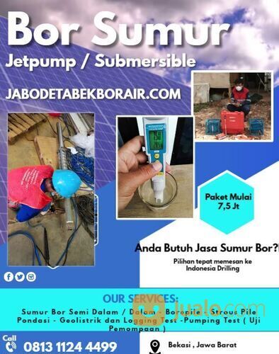 Jasa Bore Pile Dan Strauss Pile Diameter 30, Di Sumur Batu Cikiwul Bantar Gebang Bekasi