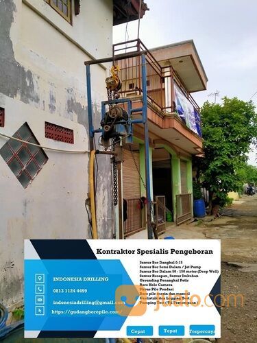 Jasa Bore Pile Dan Strauss Pile Diameter 30, Di Sumur Batu Cikiwul Bantar Gebang Bekasi