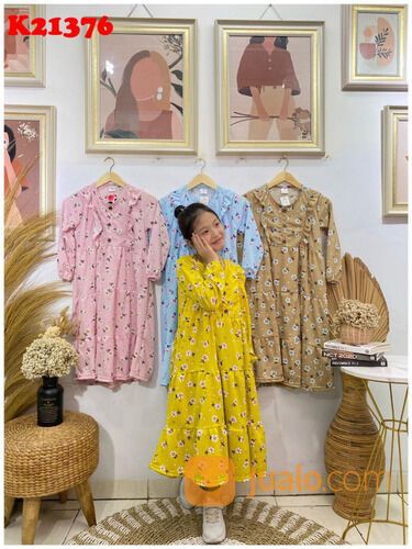 Grosir Gamis Anak Voxy Di Padang | Rp 37.500 Minim 6 Pcs