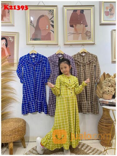 Grosir Baju Gamis Anak Voxy Murah Di Jambi | Rp 37.500 Minim 6 Pcs