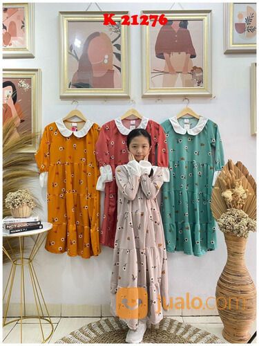 Distributor Baju Gamis Anak Voxy Di Balikpapan | Rp 37.500 Minim 6 Pcs