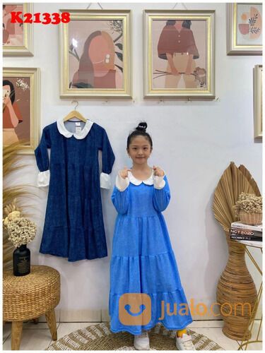 Grosir Gamis Anak Voxy Bontang | Rp 37.500 Minim 6 Pcs