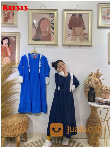 Grosir Gamis Anak Voxy Bontang | Rp 37.500 Minim 6 Pcs