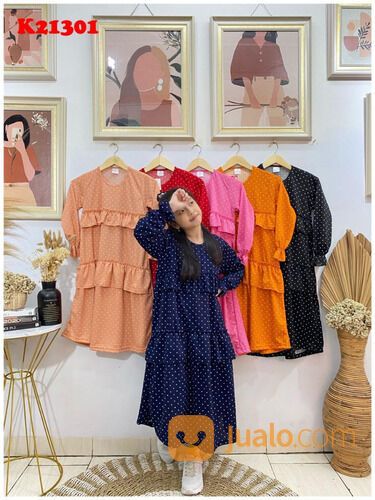 Grosir Gamis Anak Voxy Bontang | Rp 37.500 Minim 6 Pcs