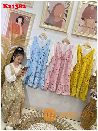 Tempat Grosir Gamis Anak Voxy Di Palu | Rp 37.500 Minim 6 Pcs