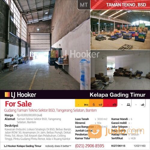Gudang Taman Tekno Sektor BSD, Tangerang Selatan, Banten