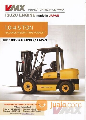 Distributor Forklift Diesel Engine Isuzu Kapasitas 5 Ton