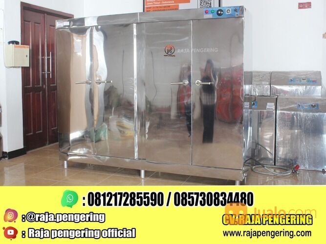 MESIN OVEN PENGERING DAUN KACANG JAHE TEMULAWAK DAN JAMUR KAPASITAS 20 RAK TIPE GAS