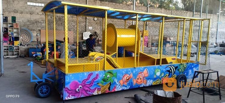 Becak Cint Vw Kombi - Mandi Bola Portable Kereta Panggung Full Aksesoris