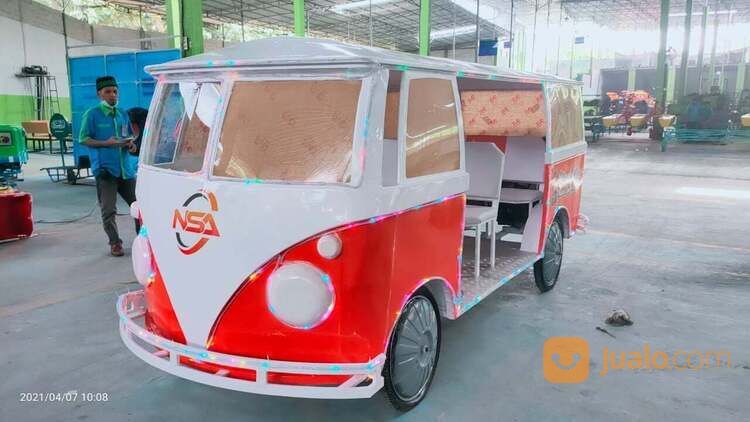 Becak Cint Vw Kombi - Mandi Bola Portable Kereta Panggung Full Aksesoris