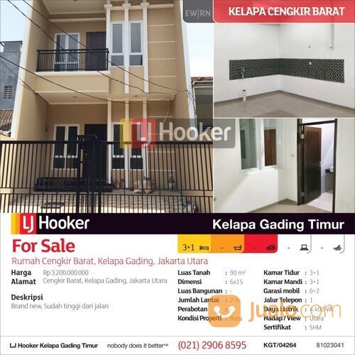 Rumah Kelapa Cengkir Barat Kelapa Gading, Jakarta Utara