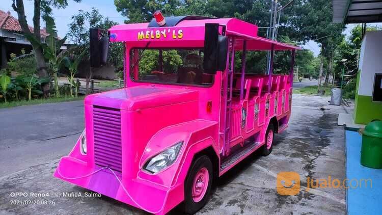 Kereta Mini Wisata Odong Odong Mobil - Kereta Panggung Full Aksesoris