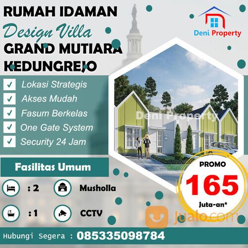 Rumah Murah Minimalis Di Grand Mutiara Kedungrejo