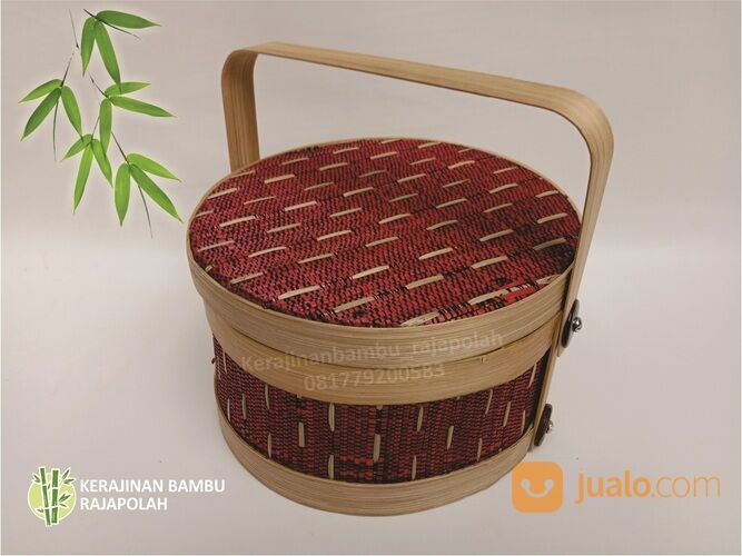 RANTANG BAMBU MENDONG WARNA TEMPAT BINGKISAN BAMBU
