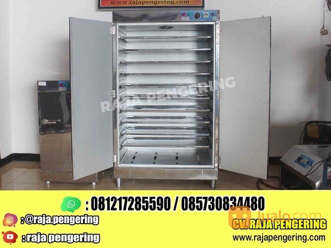 MESIN OVEN PENGERING KAYU MANIS JAHE KUNYIT KAPASITAS 10 RAK 2 PINTU TIPE GAS