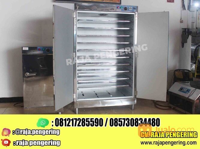 MESIN OVEN PENGERING KAYU MANIS JAHE KUNYIT KAPASITAS 10 RAK 2 PINTU TIPE GAS