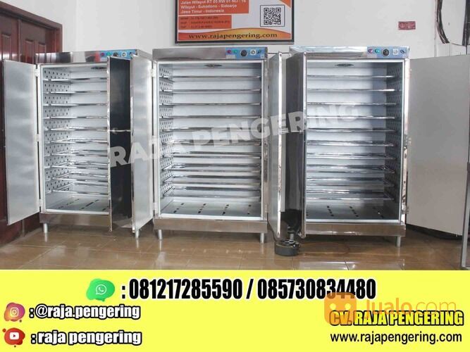 MESIN OVEN PENGERING KAYU MANIS JAHE KUNYIT KAPASITAS 10 RAK 2 PINTU TIPE GAS