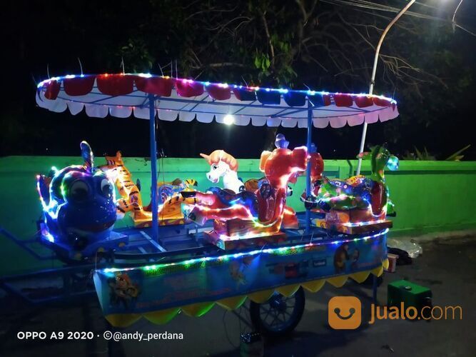 Kincir Mini Isi 4 - Odong Odong Kereta Motor Thomas Viar Kereta Mall