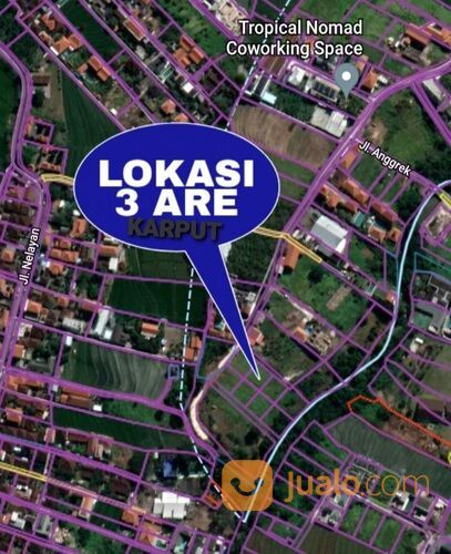 Tanah 3 Are, Jl. Nelayan Pantai Batu Bolong Subak Canggu Kuta Utara