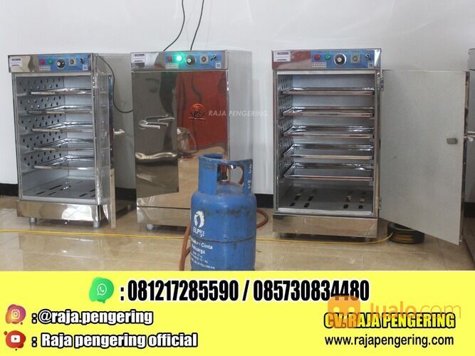 MESIN OVEN PENGERING JAHE KUNYIT DAN TEMULAWAK KAPASITAS 5 RAK 1 PINTU TIPE GAS