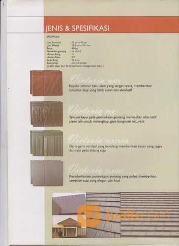 Genteng Beton Flat Cisangkan Victoria