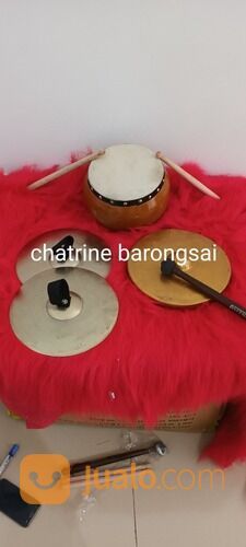 Alat Musik Tambur Barongsai Anak 3 Set .Tambur.Kenong.Simbal