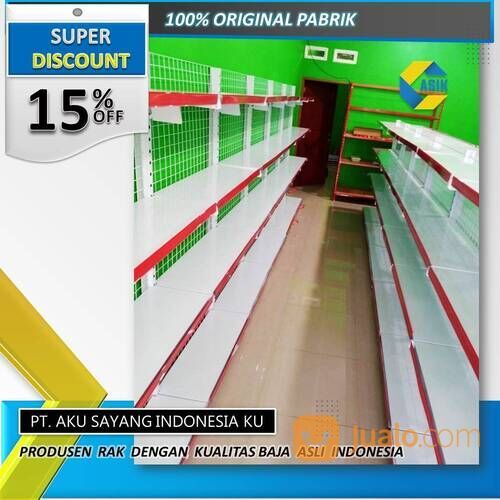 Ukuran Rak Minimarket / Rak Minimarket Gondola / Rak Toko