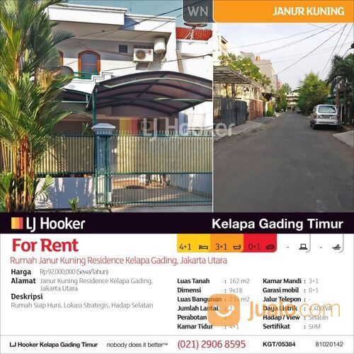 Rumah Janur Kuning Residence Kelapa Gading, Jakarta Utara