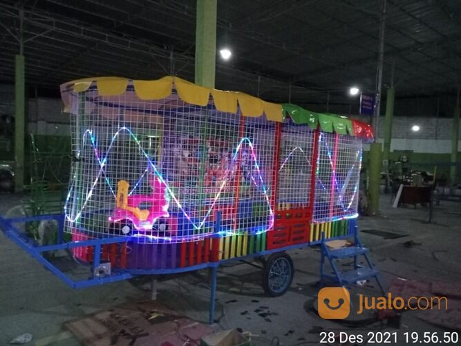 Pabrik Wahana Mandi Bola Gerobak Lengkap Audio