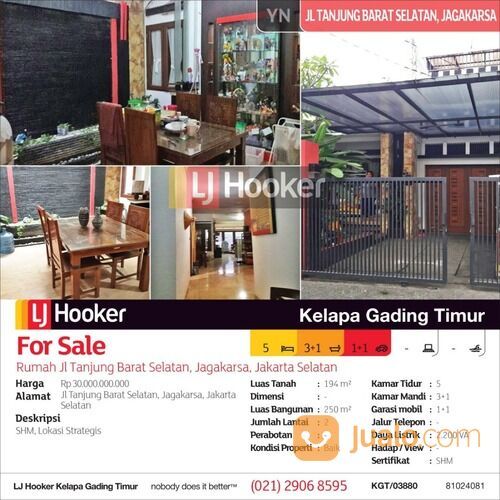 Rumah Jl. Tanjung Barat Selatan Gg. Seratus, Jagakarsa, Jakarta Selatan