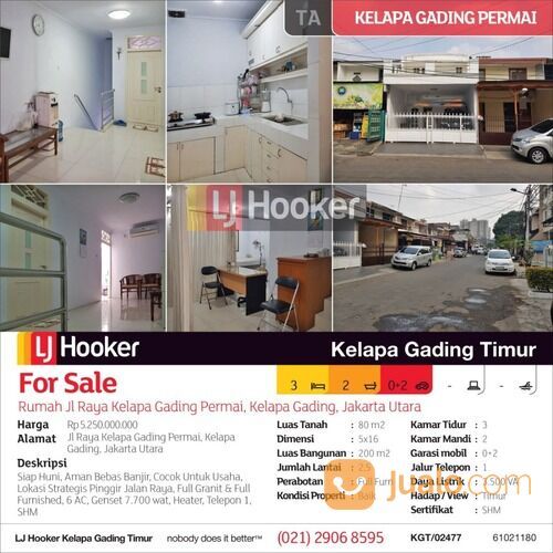 Rumah Kelapa Gading Permai Raya, Kelapa Gading, Jakarta Utara