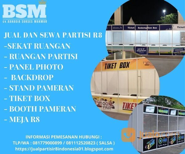BOOTH PAMERAN TIKET BOX DI JAKARTA BARAT