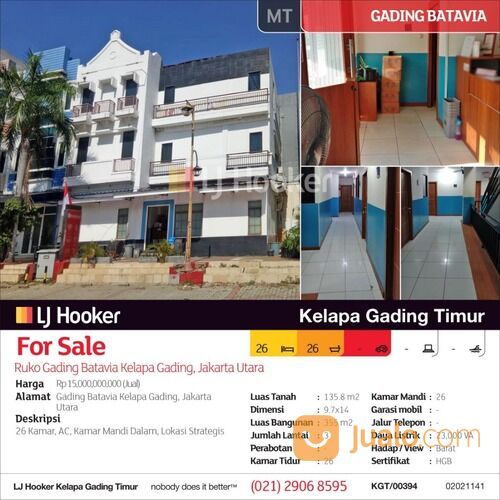 Ruko Gading Batavia Kelapa Gading, Jakarta Utara