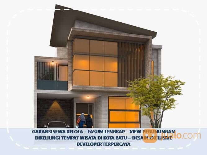Rumah Villa Batu Malang Tipe 67 Bisa Sewa Kelola