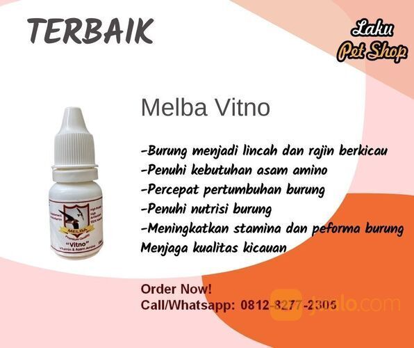 Vitamin Burung Alami Melba Vitno