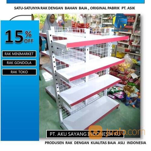 Ukuran Rak Toko Minimarket | Rak Gondola Minimarket